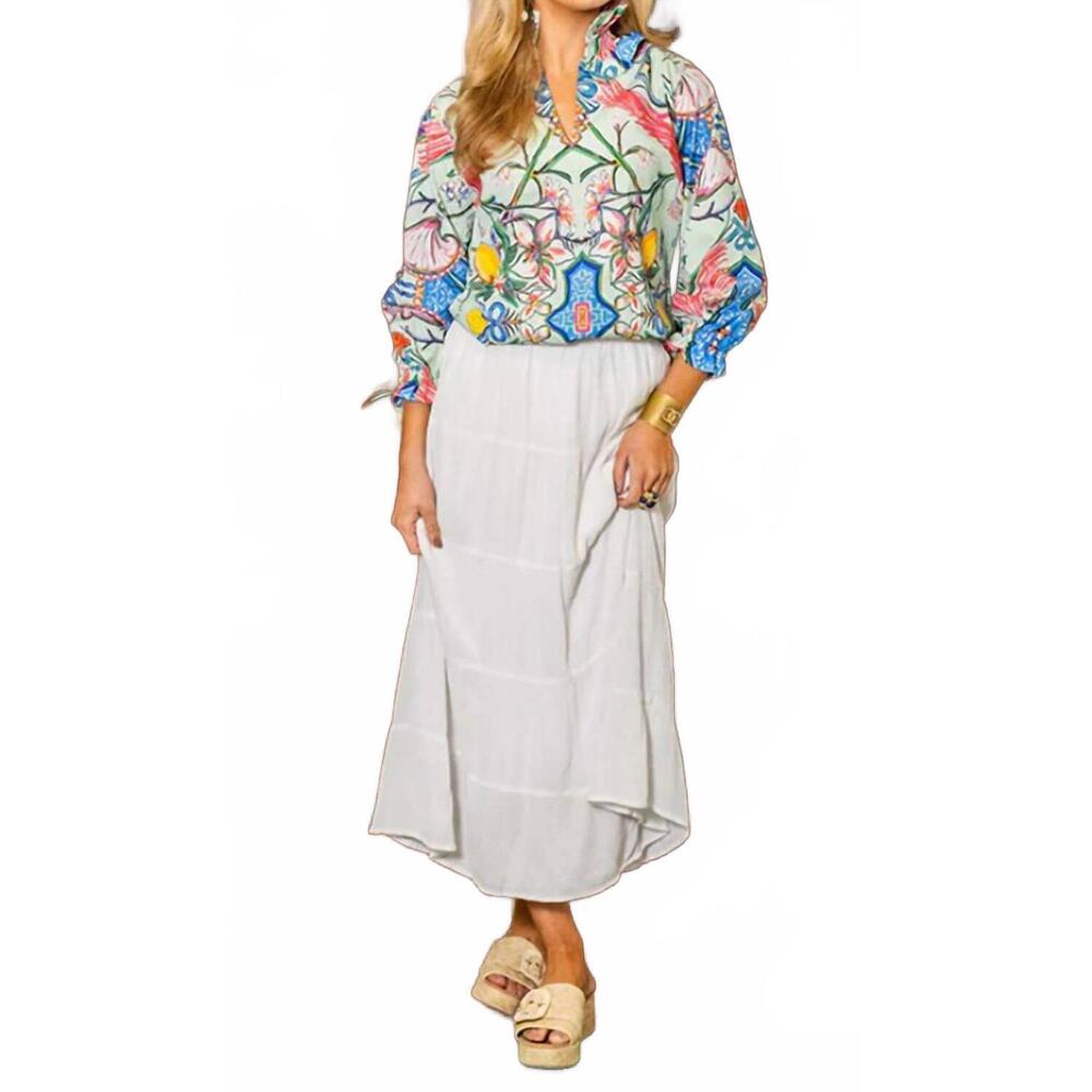 NEW HOUSE OF MBR harper top in mint chinois